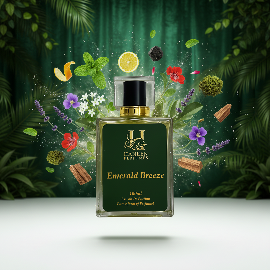 Emerald Breeze by Haneen ~ Cool. Clean. Unmistakably green