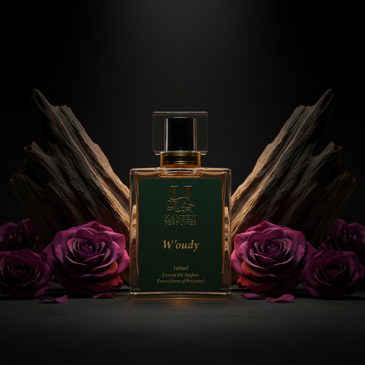 W'oudy by Haneen ~ Wrapped in oud, kissed by rose.
